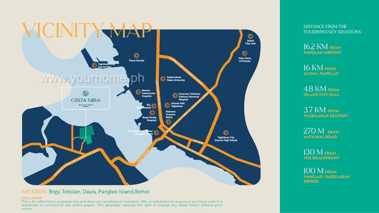 Vicinity Map Costa Mira
