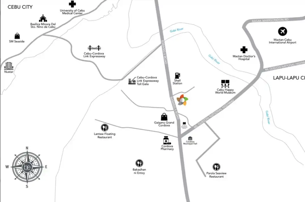 Balai Cordova Location Map
