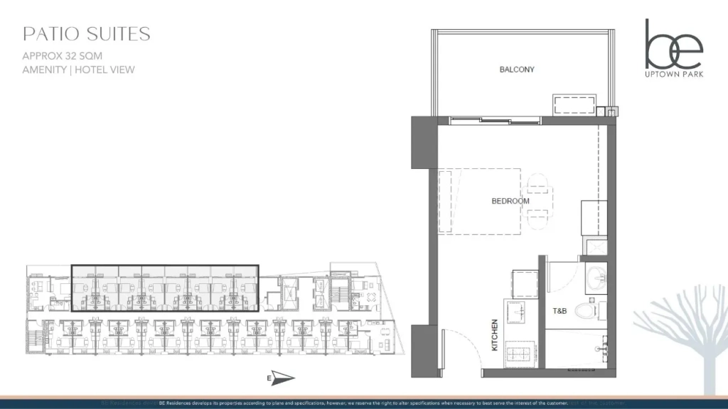 Patio Suite Unit Layout