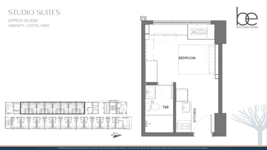 Studio Unit Layout