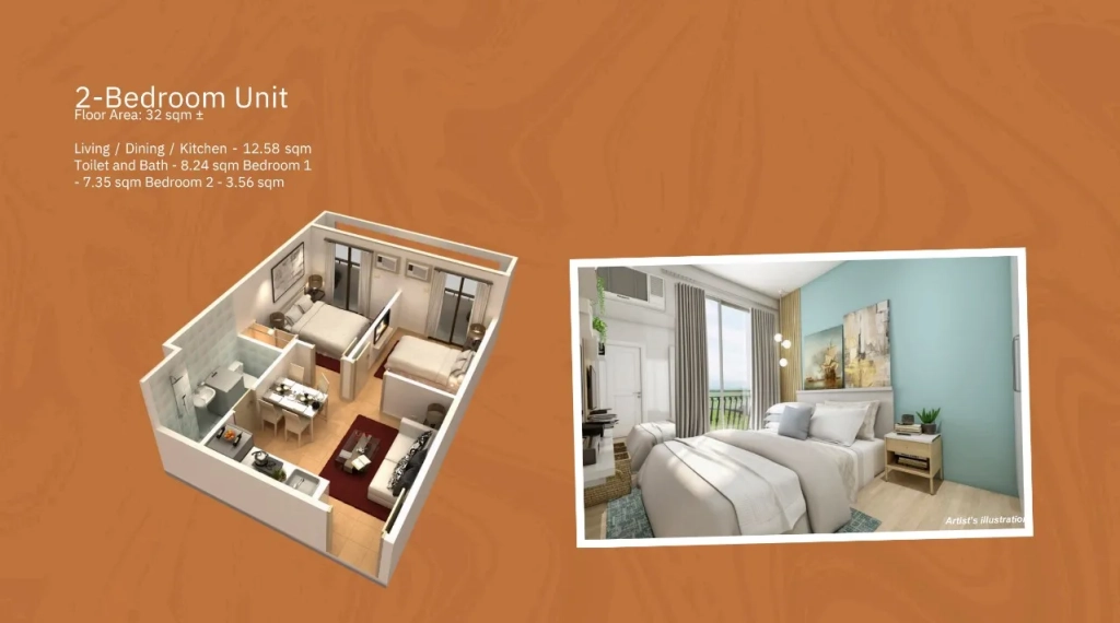 Sanremo Oasis 2-Bedroom Unit
