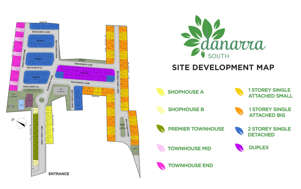 Danarra South Site Development Map
