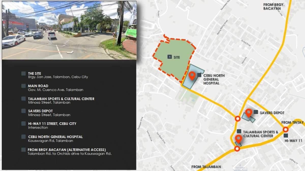 Acroplis Residences Location Map