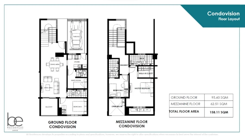 Condovision Unit Layout