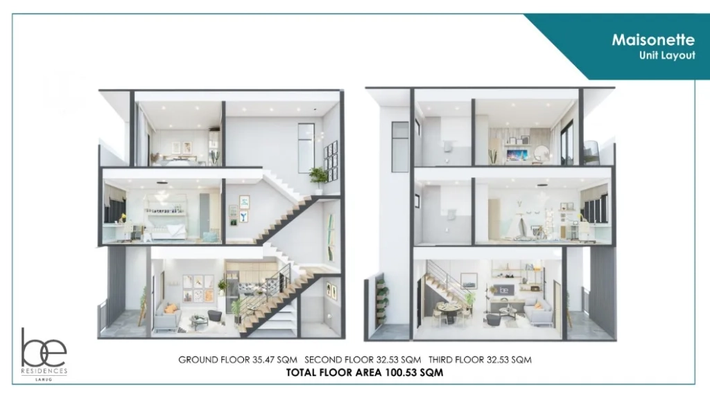 Maisonette Unit Layout
