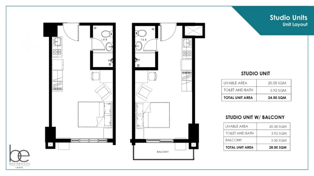 Studio Unit Layout