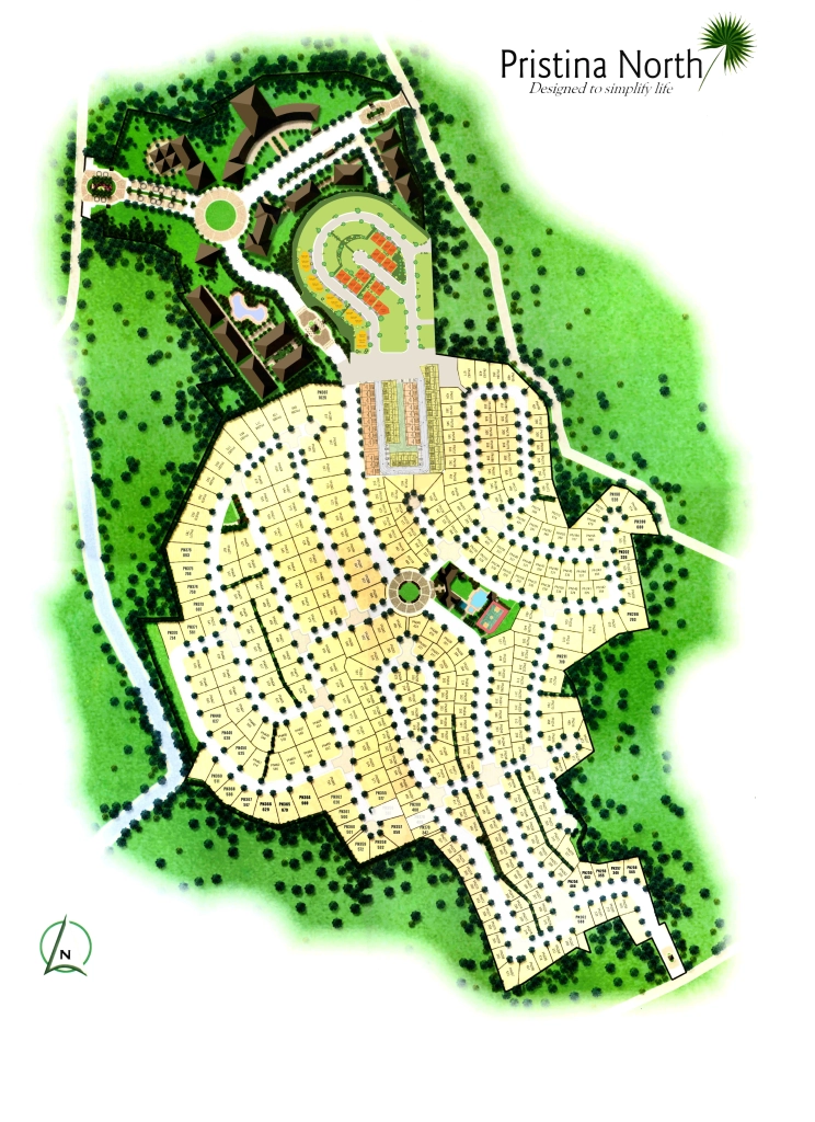Pristina North Residences Site Map