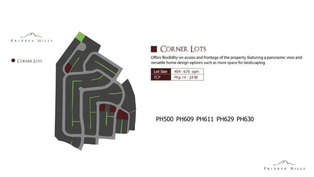 Priveya Hills Corner Lot
