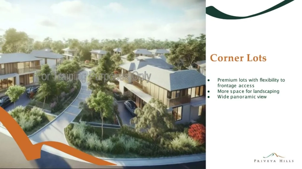 Priveya Hills Corner Lot Render 1