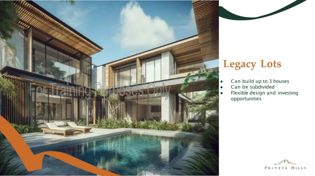 Priveya Hills Legacy Lots Render 2