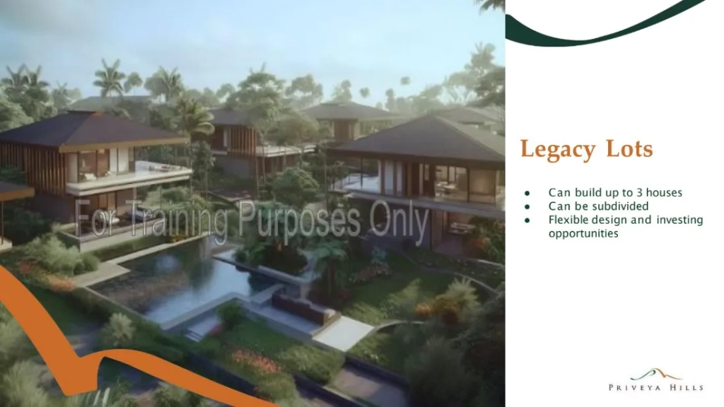 Priveya Hills Legacy Lots Render 1