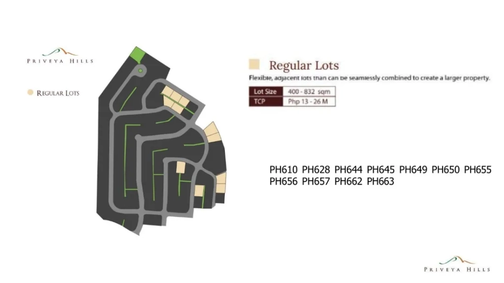 Priveya Hills Regular Lots