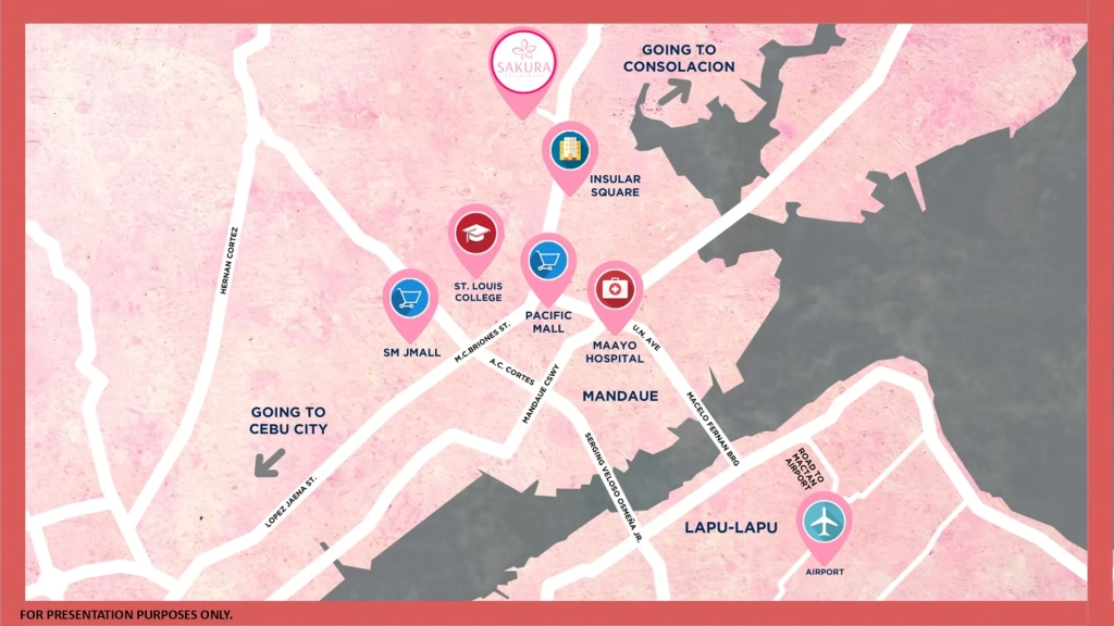 Sakura Residences Location Map