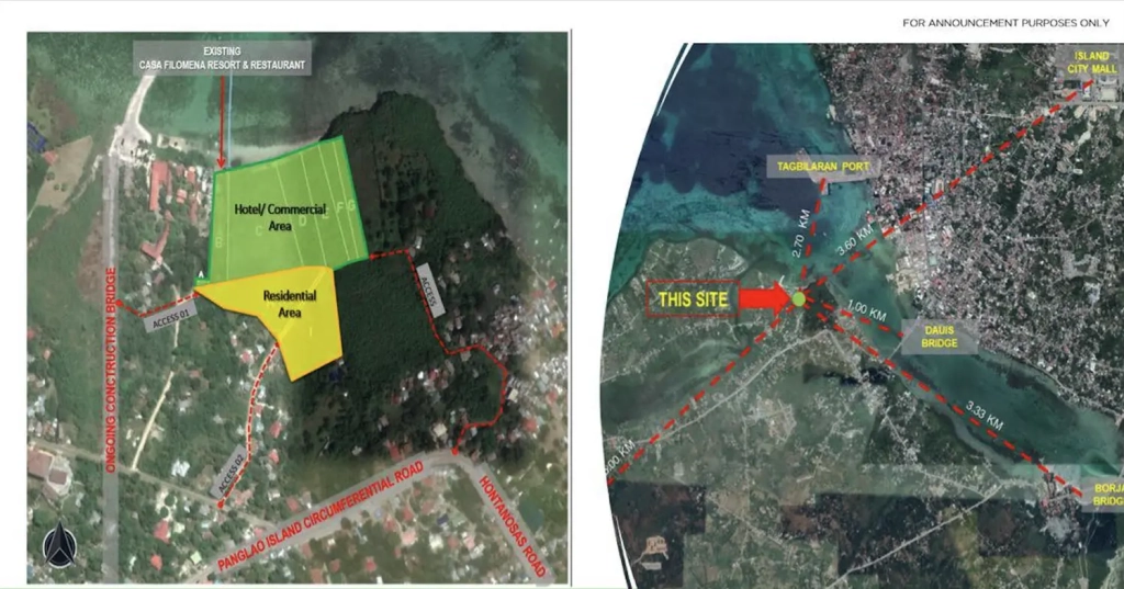 Costa-Mira-Beachtown-Panglao-Map