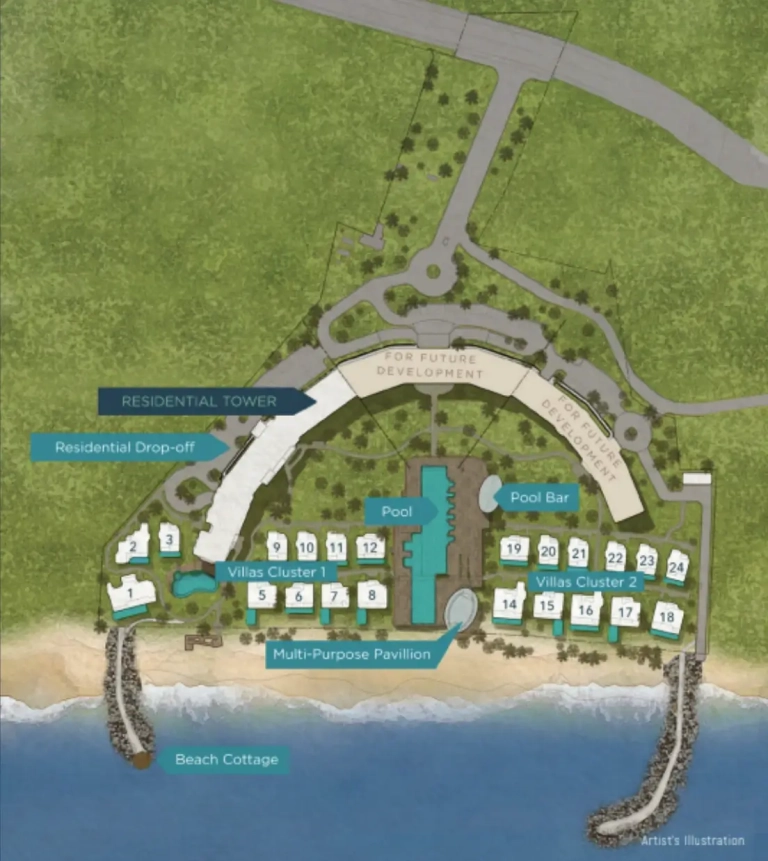 aruga residences site development plan