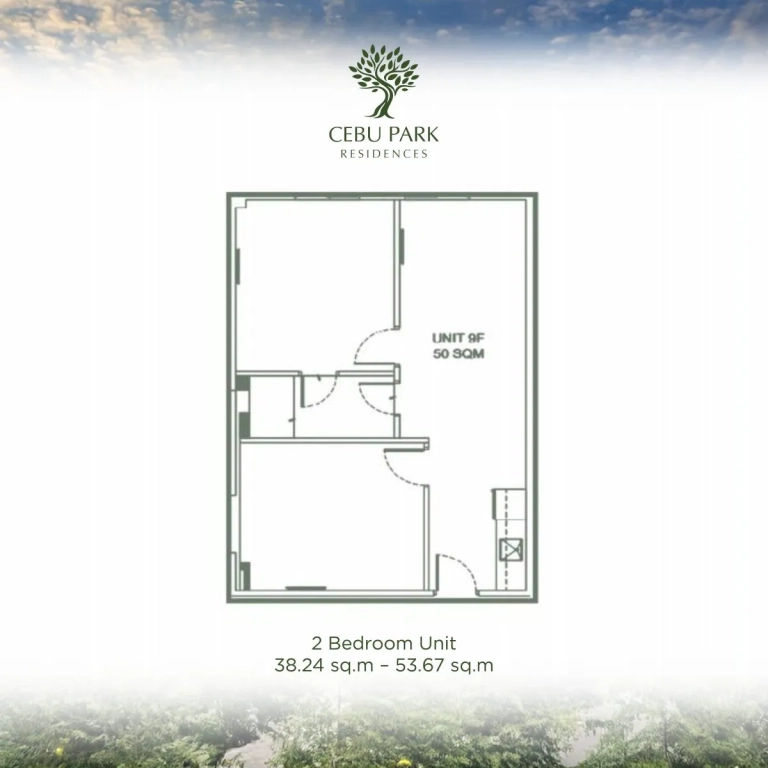 Cebu Park Residences 2-Bedroom Unit