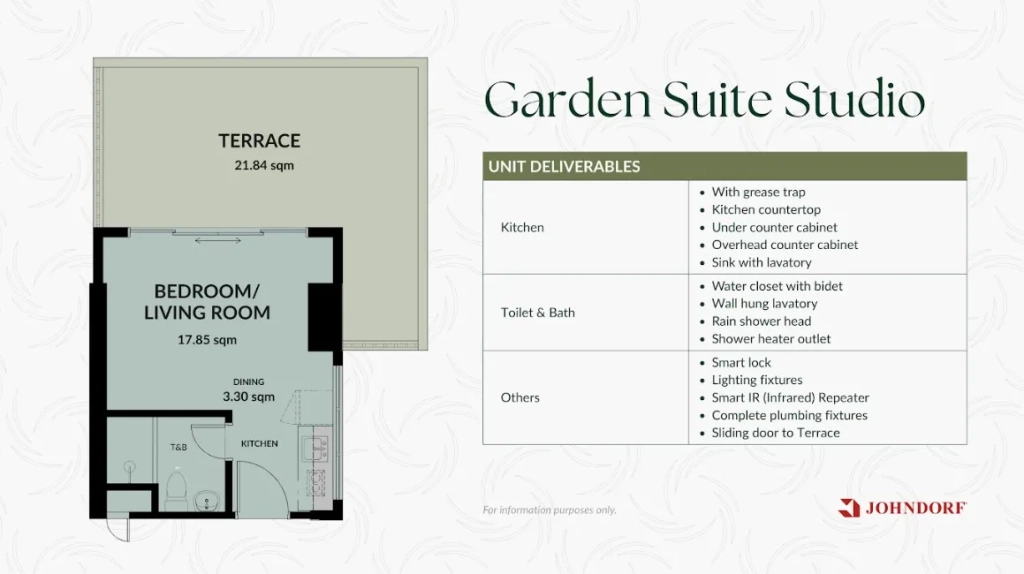 Palmava Private Residences Garden Suite Studio
