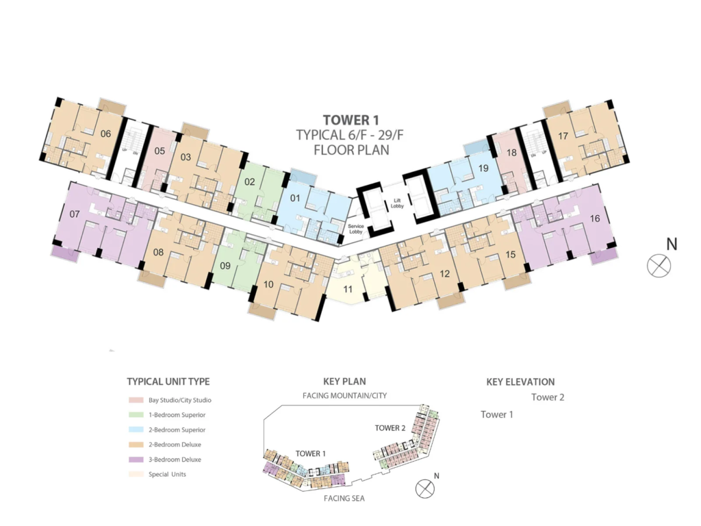 Tower 1 Floorplan