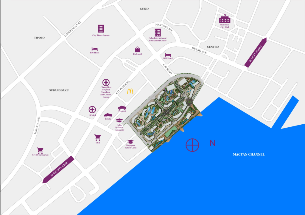 Mandani Bay Scaled Map