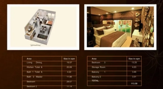 Amalfi at City de Mare 3-Bedroom Unit